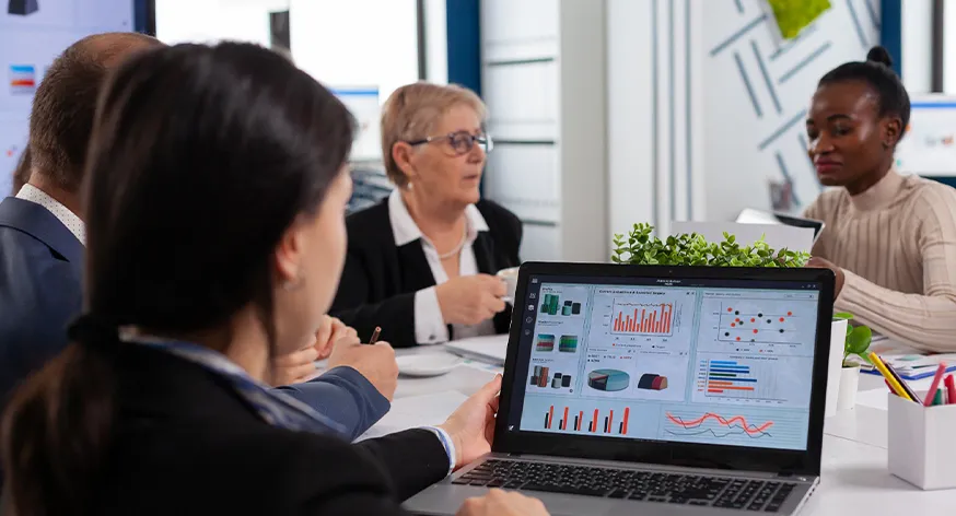 Business reporting ERP system