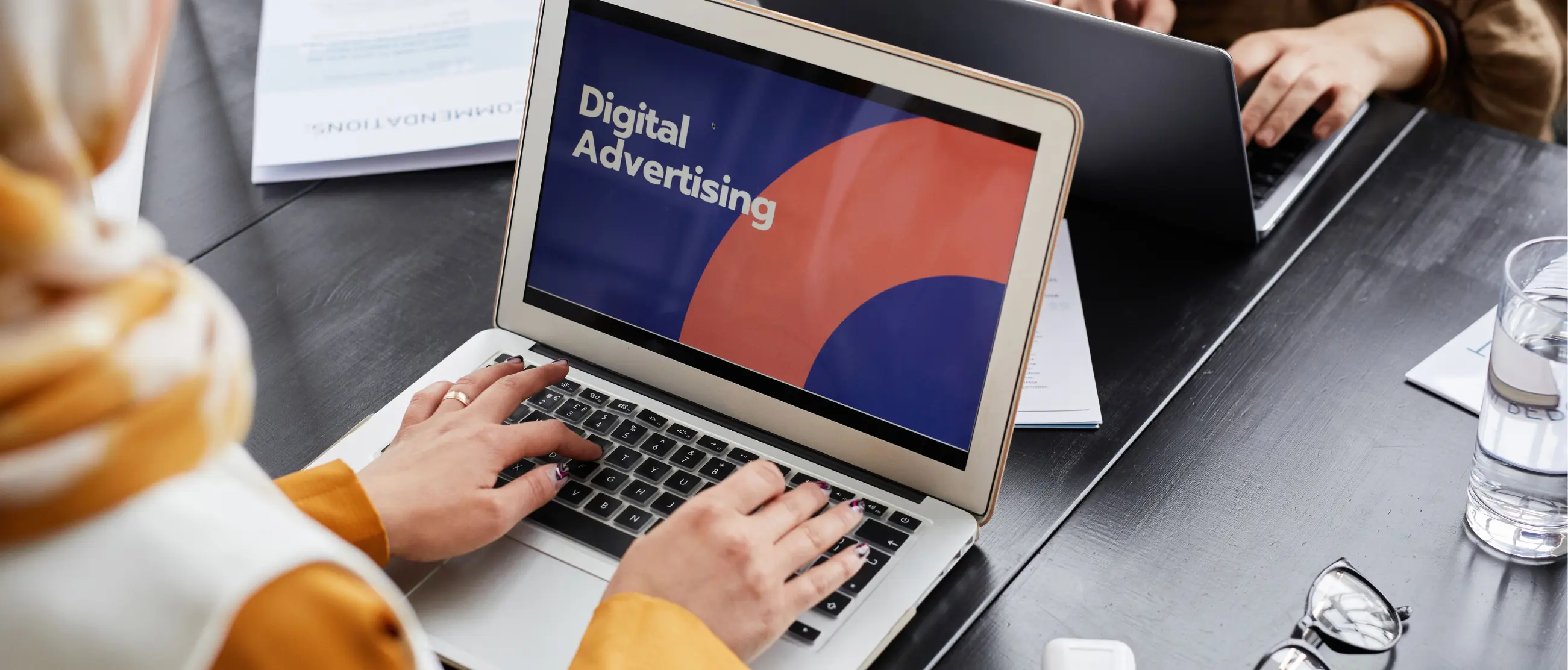 Digital marketing interns working on online marketing strategies
