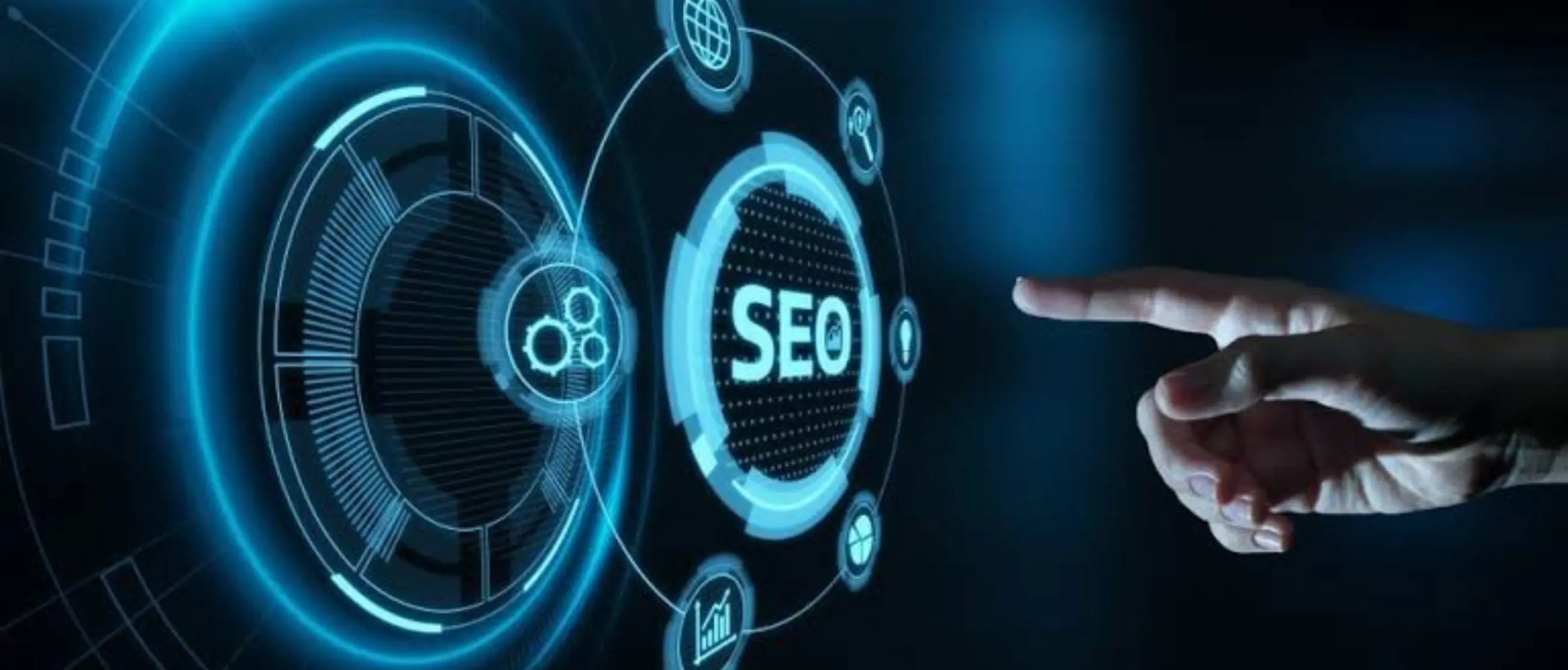 SEO specialist researching keywords and website search performance