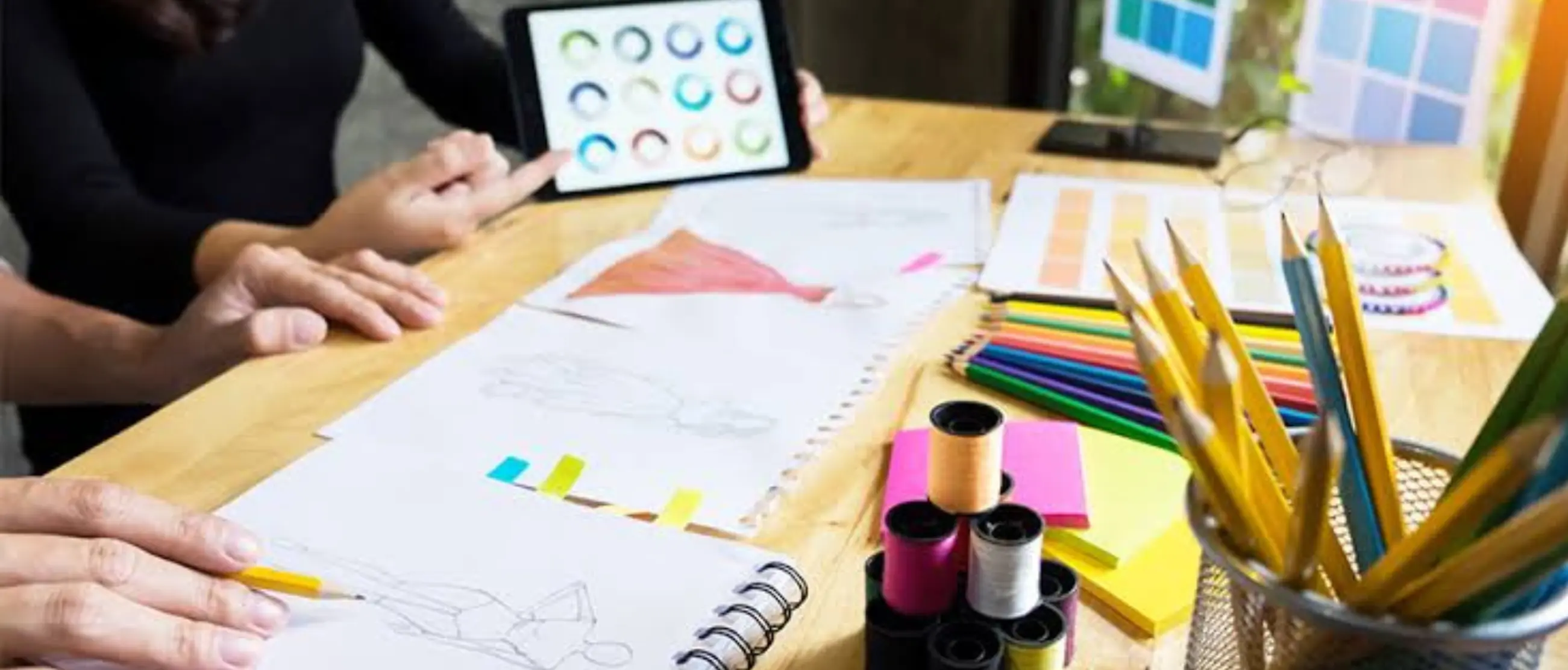 Professional logo design and brand identity development process.
