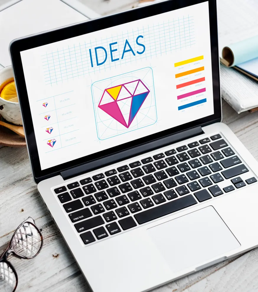 creative logo design and brand visuals