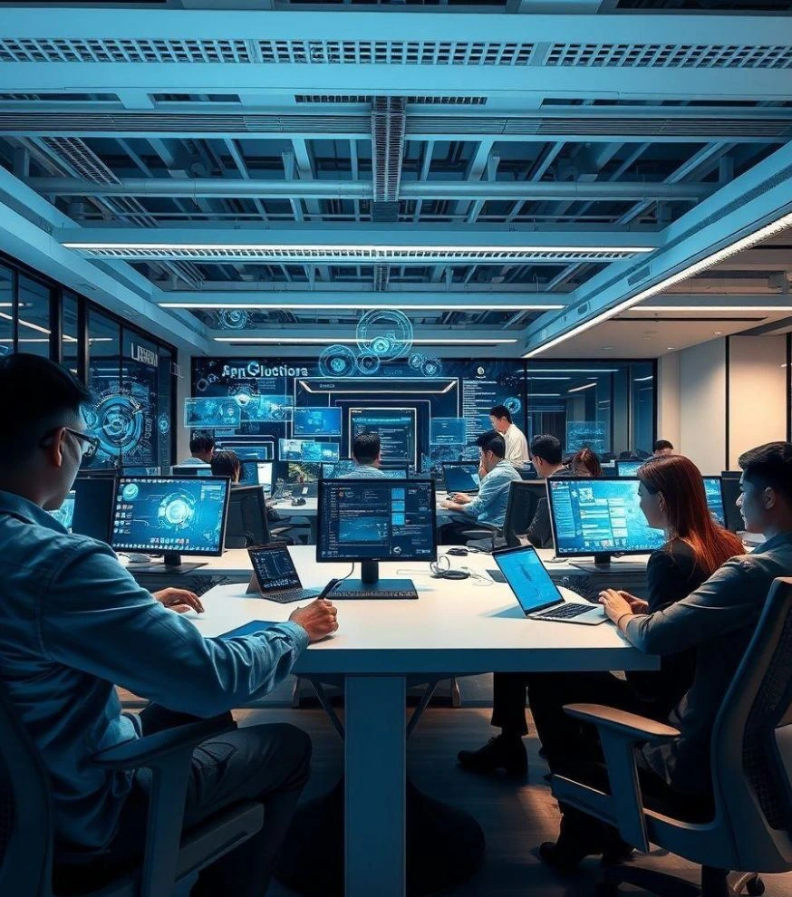 Industrial IoT automation with cloud-based monitoring system