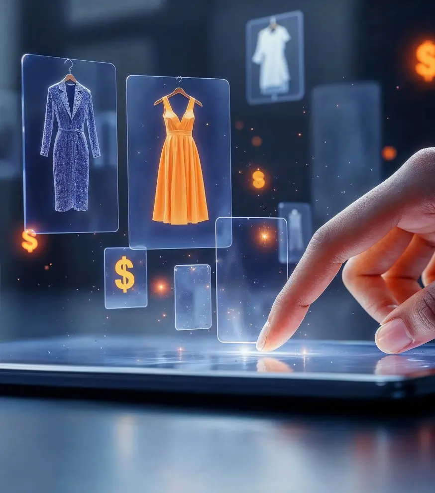 Mobile-friendly e-commerce website shopping interface