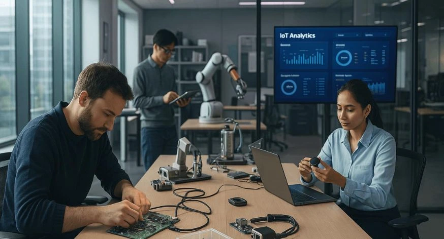 IoT sensors enabling real-time business monitoring