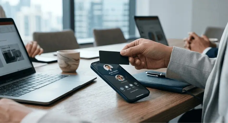 NFC technology for modern business communication