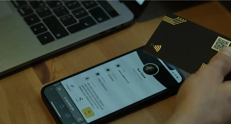 Digital business networking with NFC technology