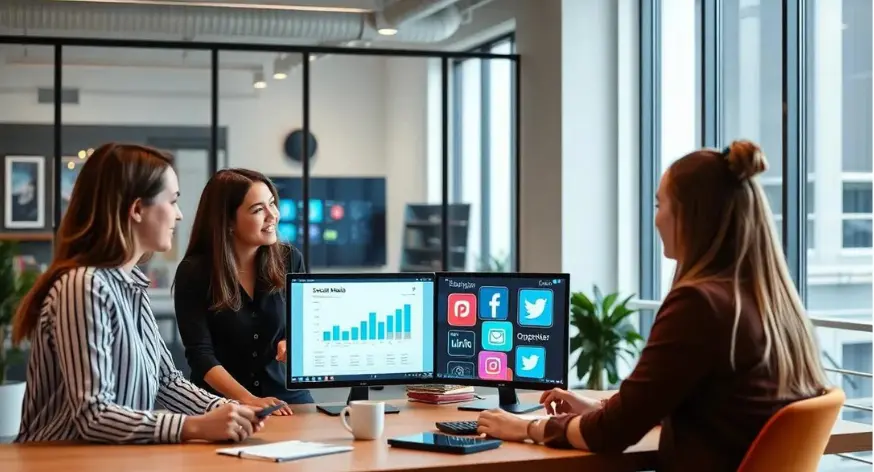Social media engagement and digital marketing growth