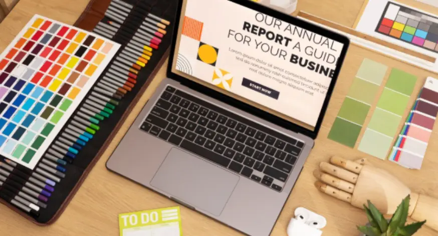 Professional brand identity materials for business marketing